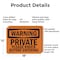 Signmission Private Please Knock Before Entering OSHA Warning Sign, Aluminum, 18in W x 12in L, 2PK OS-2PACK-WS-A-1218-L-12347 - alternate 4